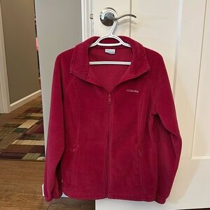 Women’s COLUMBIA FLEECE, Deep Pink/Red